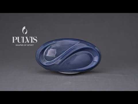 Eternity Cremation Keepsake for Ashes – Coblat Metallic | Small | Ceramic