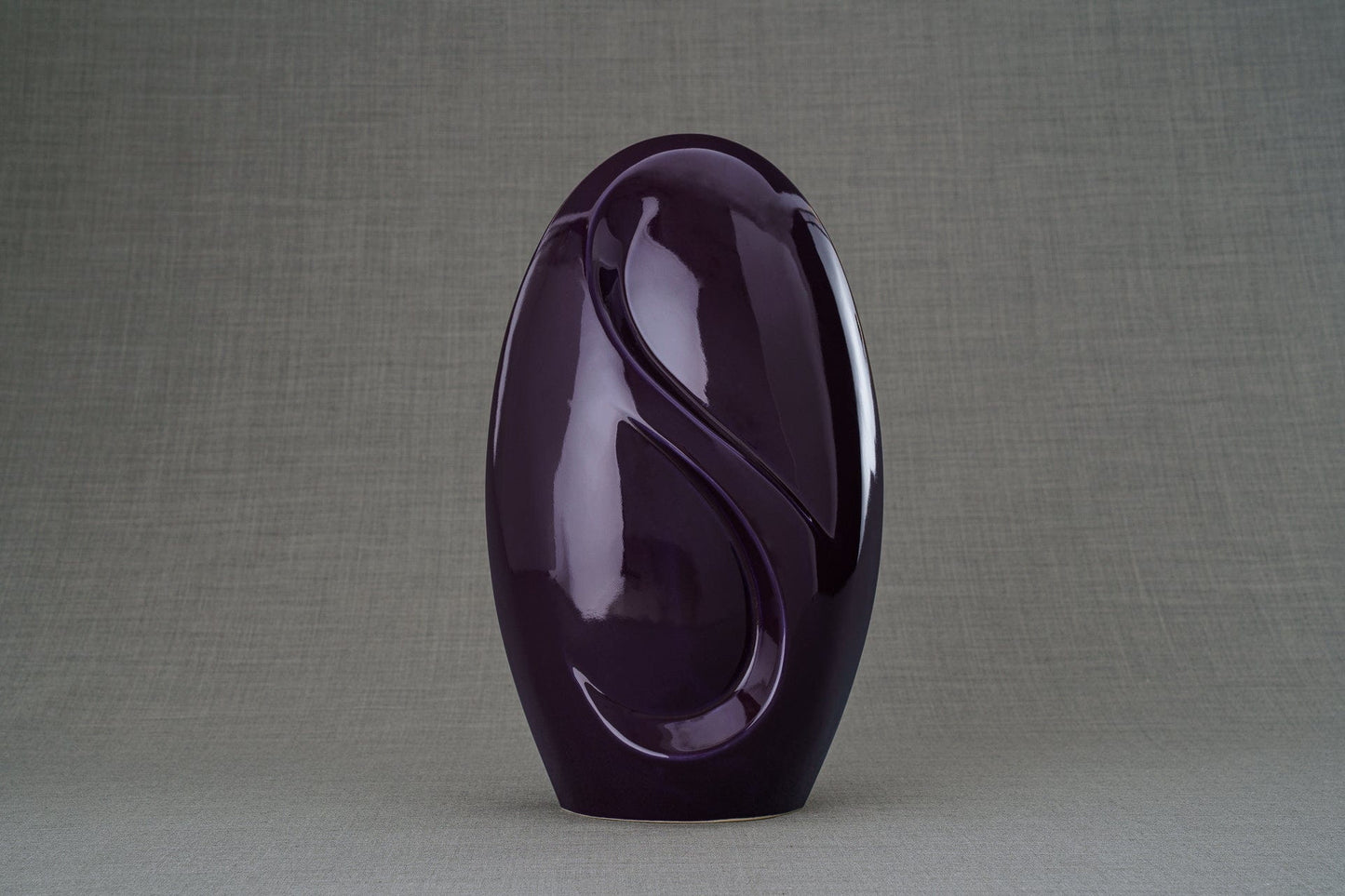 Wings - Handmade Cremation Urn for Ashes, color Violet, Large