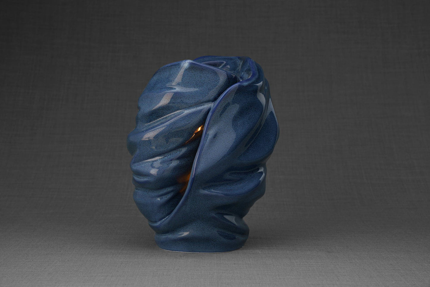 
                  
                    Pulvis Art Urns Adult Size Urn Handmade Cremation Urn for Ashes "Light" - Large | Blue Melange | Ceramic
                  
                