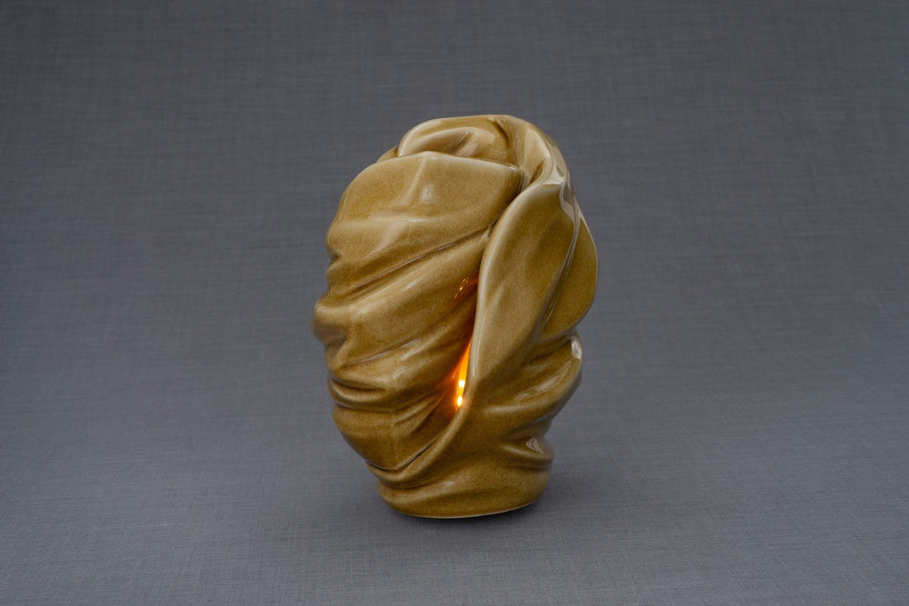 
                  
                    Light Handmade Cremation Urn for Ashes, size Large/Adult, color Dark Sand-Pulvis Art Urns
                  
                