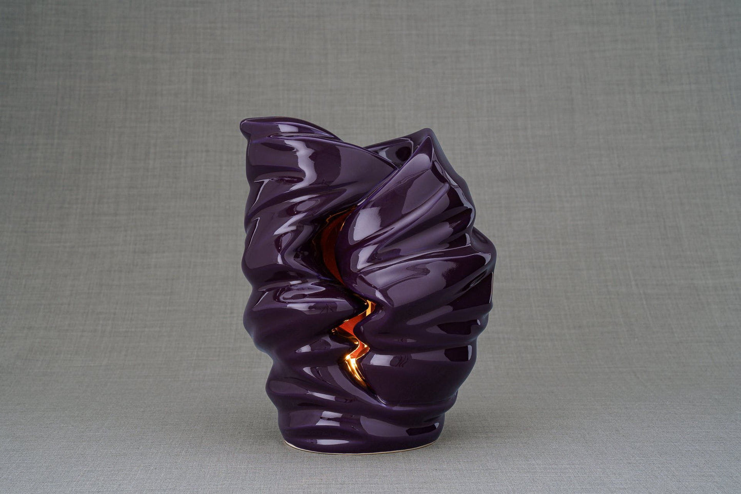 Pulvis Art Urns Adult Size Urn Handmade Cremation Urn for Ashes "Light" - Large | Violet | Ceramic