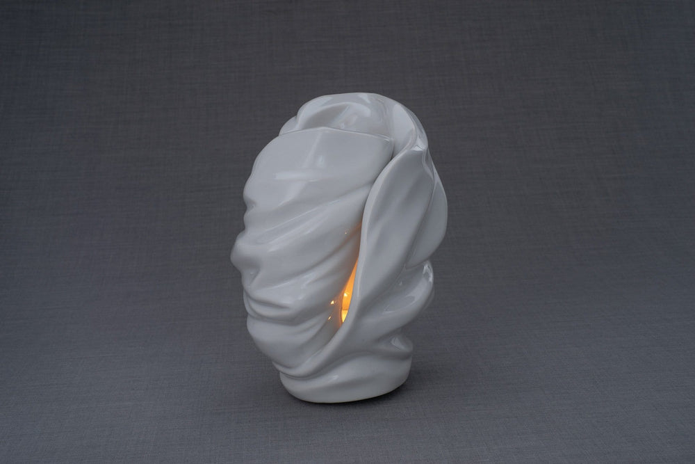 
                  
                    Light Handmade Cremation Urn for Ashes, size Large/Adult, color White-Pulvis Art Urns
                  
                