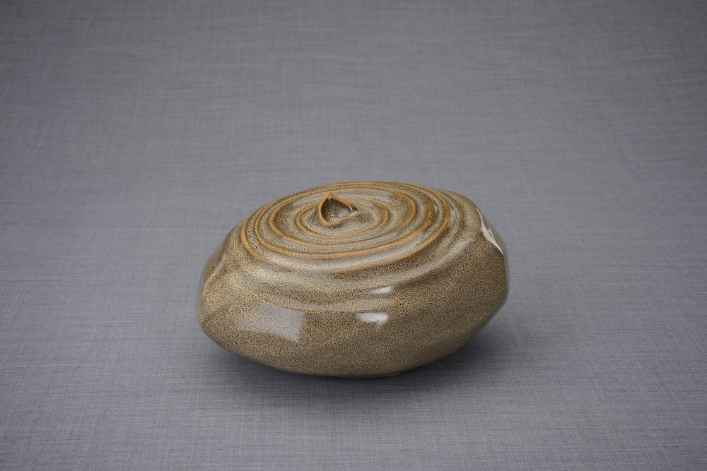 Resonance Handmade Cremation Urn for Ashes, size Adult/Large, color Brown Melange-Pulvis Art Urns