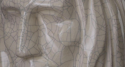 Handmade Cremation Urn for Ashes "The Christ" - Large | Craquelure | Ceramic Urn - Pulvis Art Urns