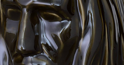 Handmade Cremation Urn for Ashes "The Christ" - Large | Oily Green | Ceramic Urn - Pulvis Art Urns