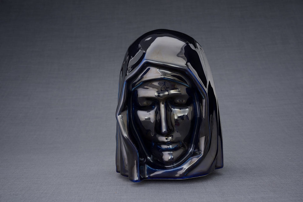 
                  
                    The Holy Mother Handmade Cremation Urn for Ashes, size Large/Adult, color Cobalt Metallic-Pulvis Art Urns
                  
                