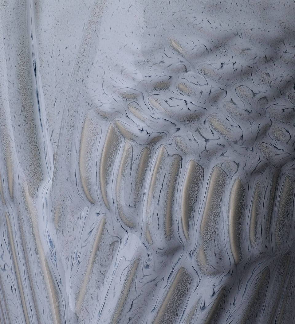
                  
                    Wings Handmade Cremation Urn for Ashes, size Large/Adult, color Grey Melange-PulvisArtUrns-Pulvis Art Urns
                  
                