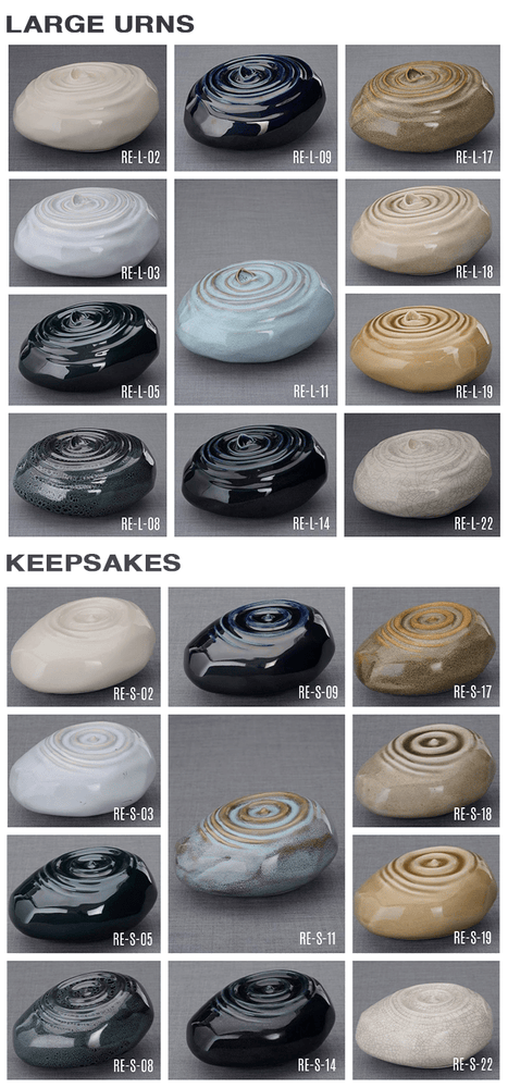 
                  
                    Resonance set of ceramic urns for ashes - all colors
                  
                
