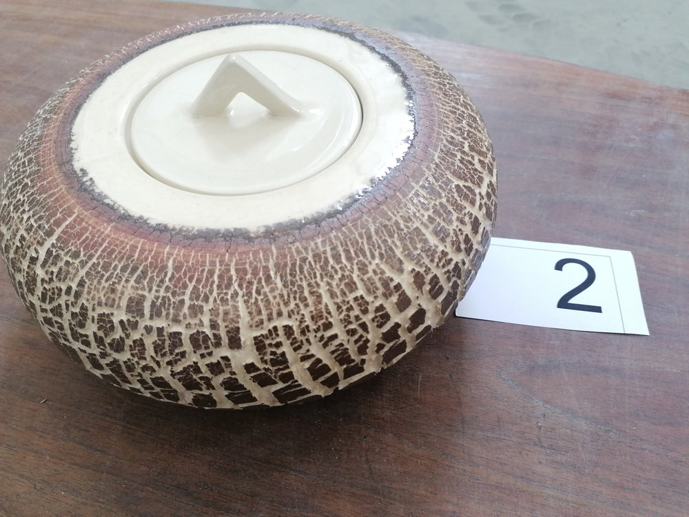 
                  
                    Pulvis Art Urns Adult Size Urn Pottery Wheel Urn for Ashes "Terra" - Large | Brown | Ceramic
                  
                