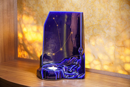 Zodiac Urn for Ashes "Aries" - Large | Star Sign Urn - Pulvis Art Urns