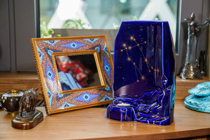 Zodiac Urn for Ashes "Gemini" - Large | Star Sign Urn - Pulvis Art Urns