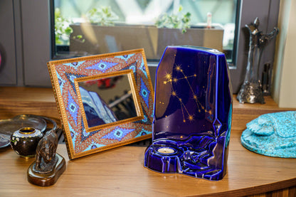 Zodiac Urn for Ashes "Gemini" - Large | Star Sign Urn - Pulvis Art Urns