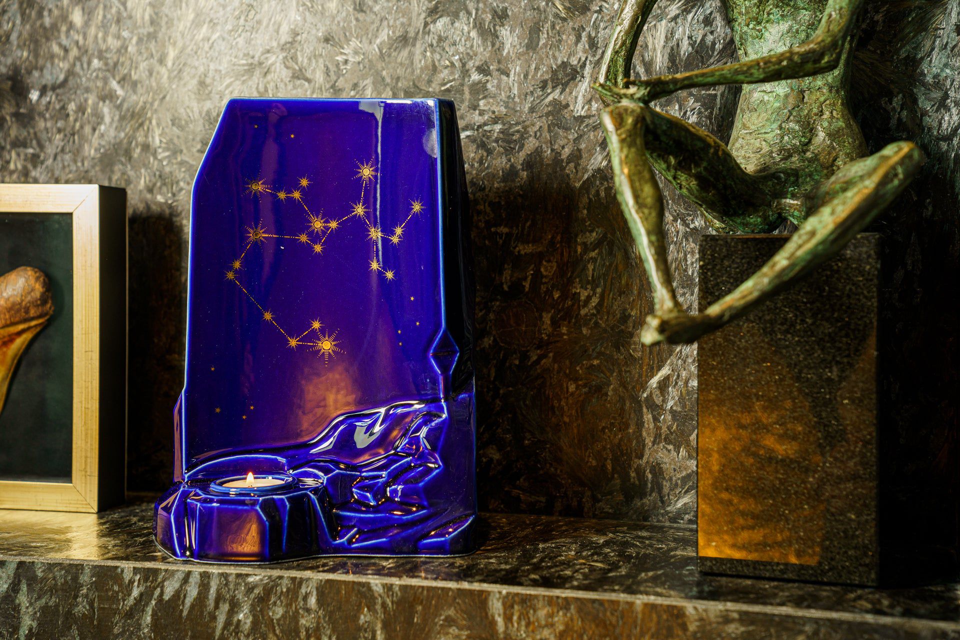 Zodiac Urn for Ashes "Sagittarius" - Large | Star Sign Urn - Pulvis Art Urns