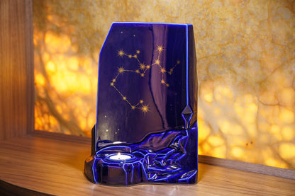 Zodiac Urn for Ashes "Sagittarius" - Large | Star Sign Urn - Pulvis Art Urns