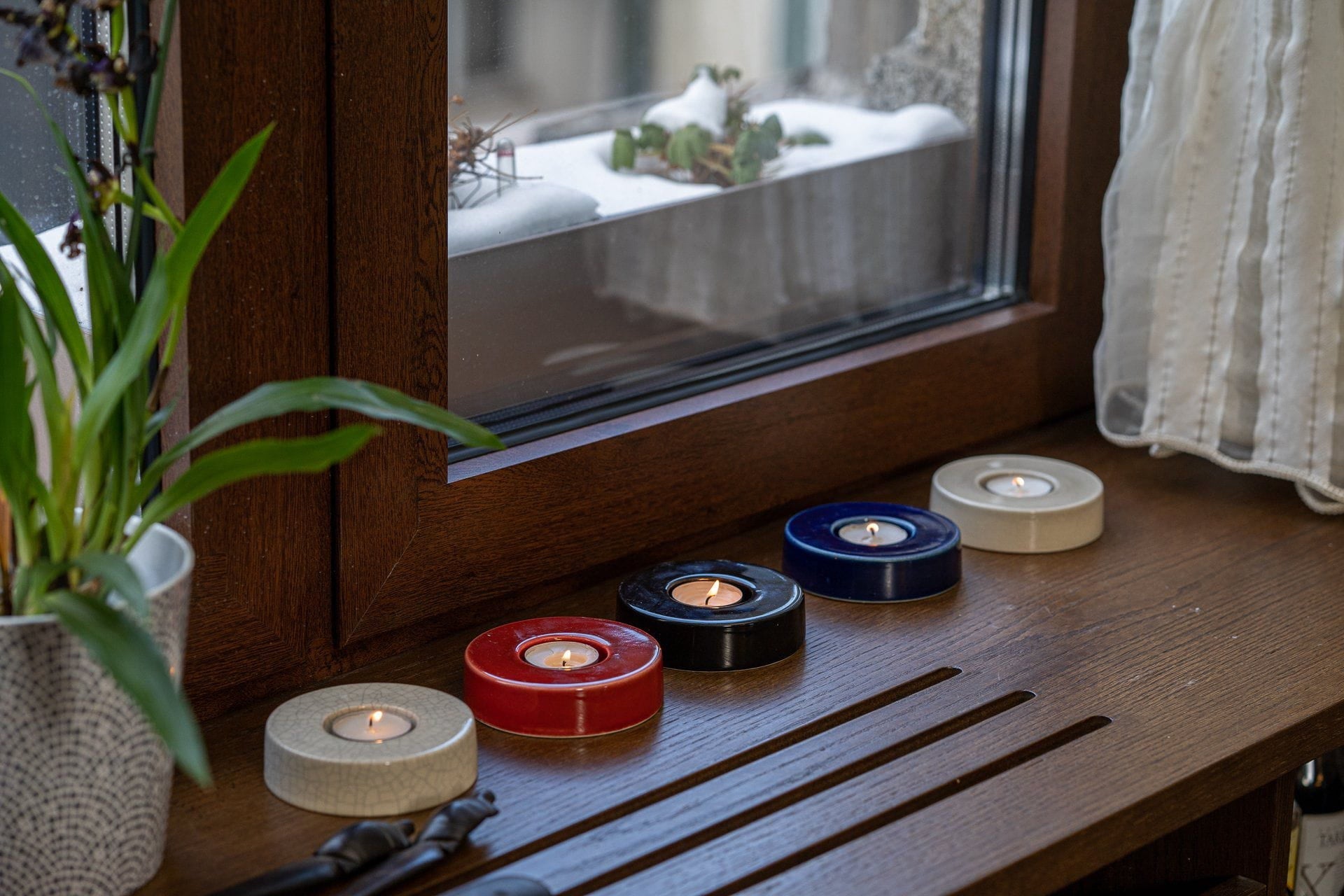 Caleo Handmade Candleholder for Cremation Urns - Craquelure | Ceramic - Pulvis Art Urns