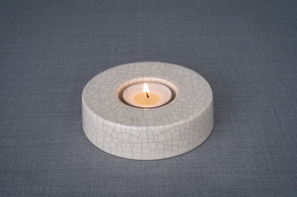 Caleo Handmade Candleholder for Cremation Urns - Craquelure | Ceramic - Pulvis Art Urns