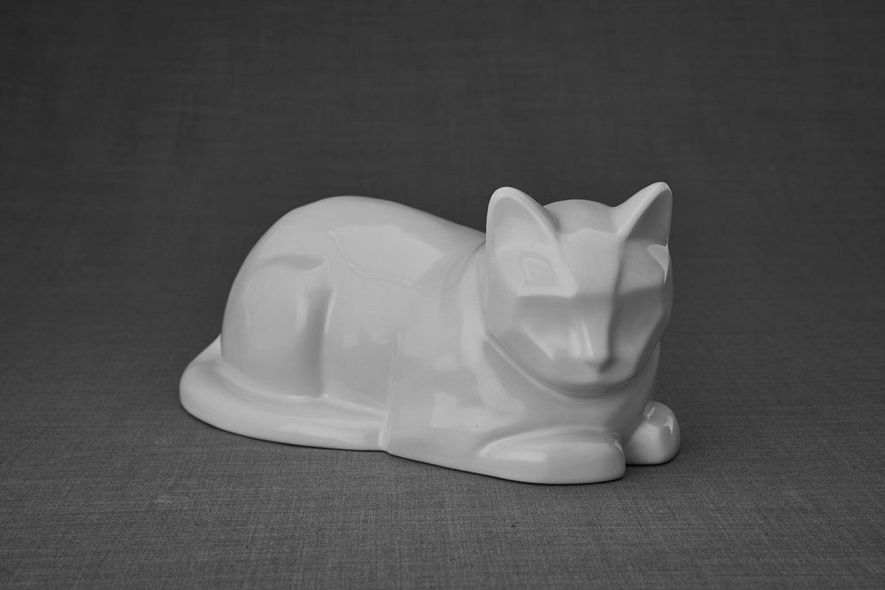 
                  
                    Pulvis Art Urns "Cat" - lying cat Custom Decorated Pet Urn - Handmade | Ceramic
                  
                