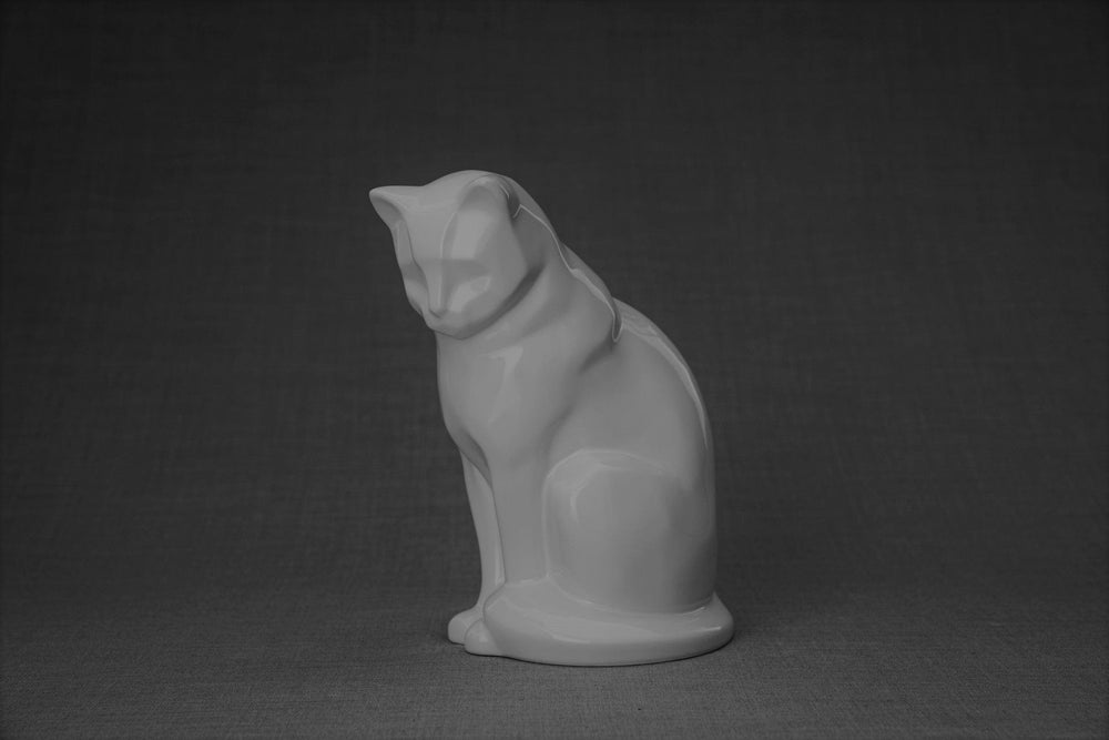 
                  
                    Pulvis Art Urns "Neko"- sitting cat Custom Decorated Pet Urn - Handmade | Ceramic
                  
                