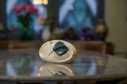 Hand Decorated Eternity Keepsake "Galaxy" - Ceramic Keepsake Urn - Pulvis Art Urns