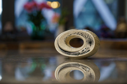 Hand Decorated Keepsake "The Passage - Birds" - Ceramic Keepsake - Pulvis Art Urns