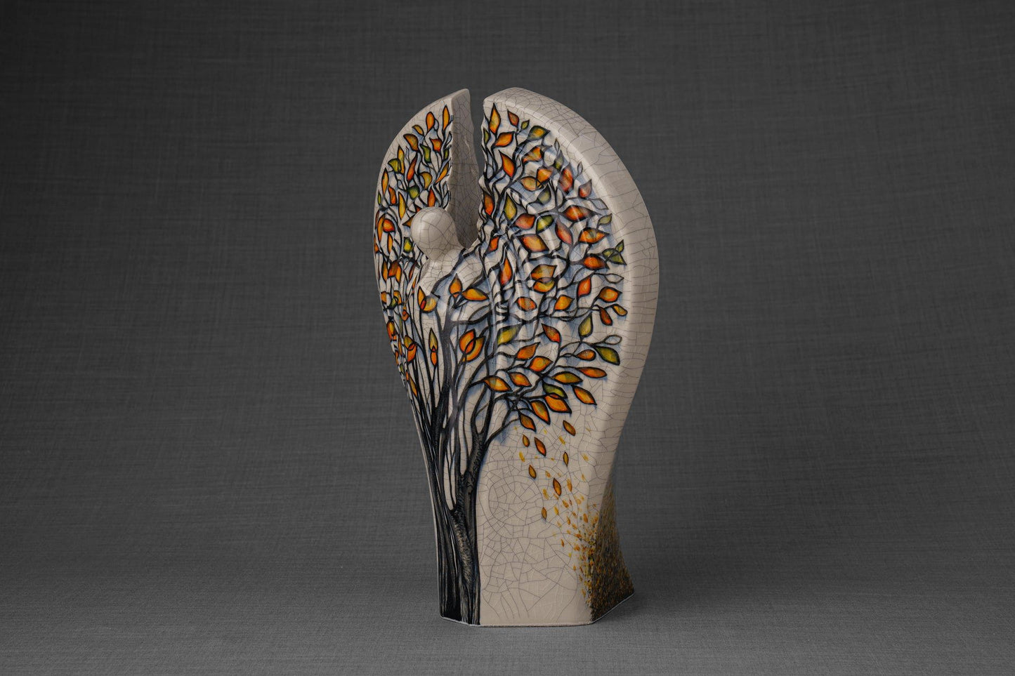 
                  
                    Pulvis Art Urns Exclusive Urn Hand Decorated Urn for Ashes "Guardian - Autumn" - Large | Ceramic
                  
                