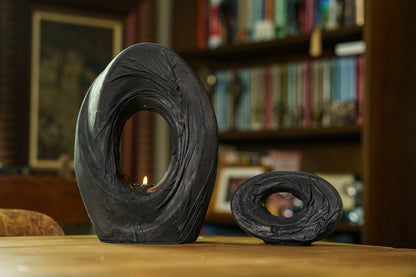 Handmade Cremation Keepsake "The Passage" - Exclusive Leather Edition - Pulvis Art Urns