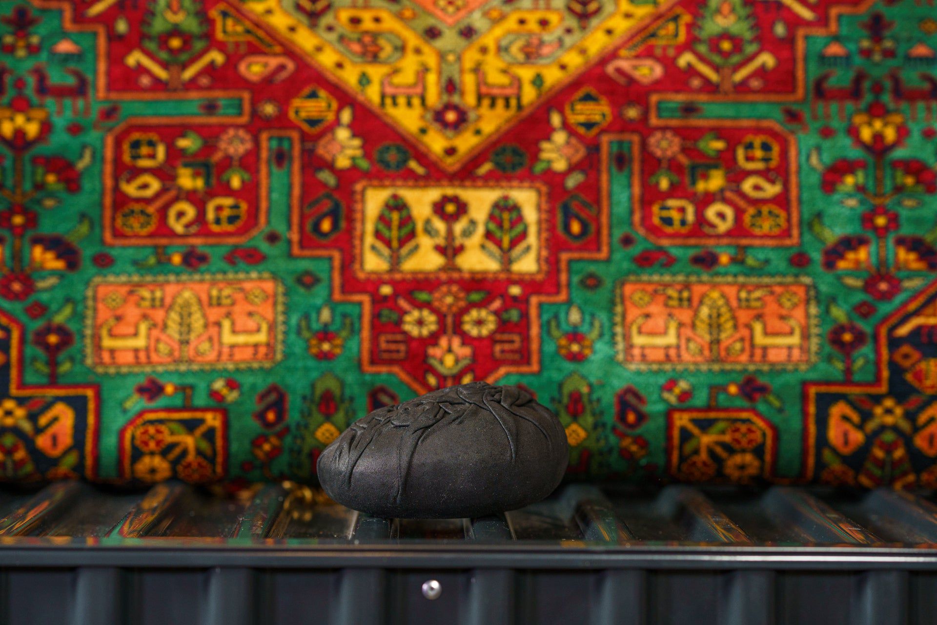 Leather Cremation Keepsake "Stone" - Exclusive Edition - Pulvis Art Urns