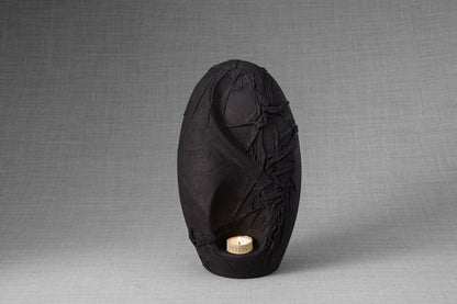 Leather Cremation Urn for Ashes "Eternity" - Exclusive Edition - Pulvis Art Urns