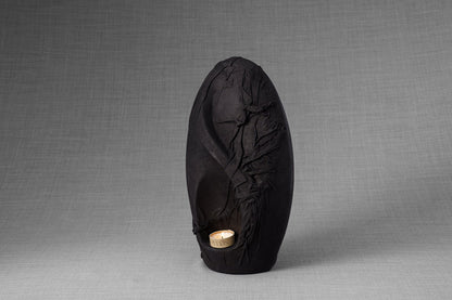 Leather Cremation Urn for Ashes "Eternity" - Exclusive Edition - Pulvis Art Urns