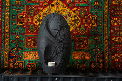 Leather Cremation Urn for Ashes "Eternity" - Exclusive Edition - Pulvis Art Urns