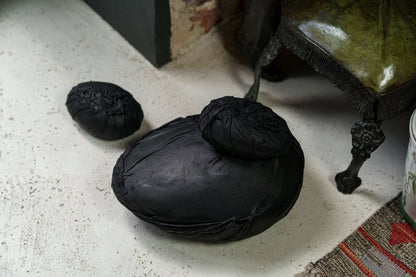 Leather Cremation Urn for Ashes "Stone" - Exclusive Edition - Pulvis Art Urns