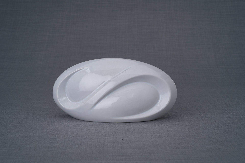 Eternity Cremation Keepsake for Ashes – White | Small | Ceramic