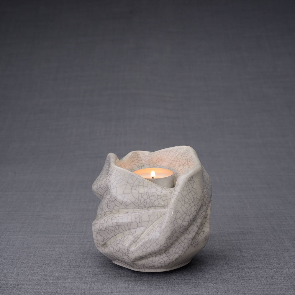 
                  
                    The Holy Mother Handmade Keepsake Cremation Urn for Ashes, color Craquelure, Candle-holder-PulvisArtUrns-Pulvis Art Urns
                  
                