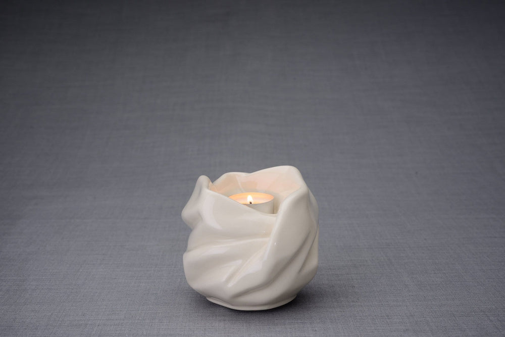 The Holy Mother Handmade Keepsake Cremation Urn for Ashes, color Transparent, Candle-holder-Pulvis Art Urns