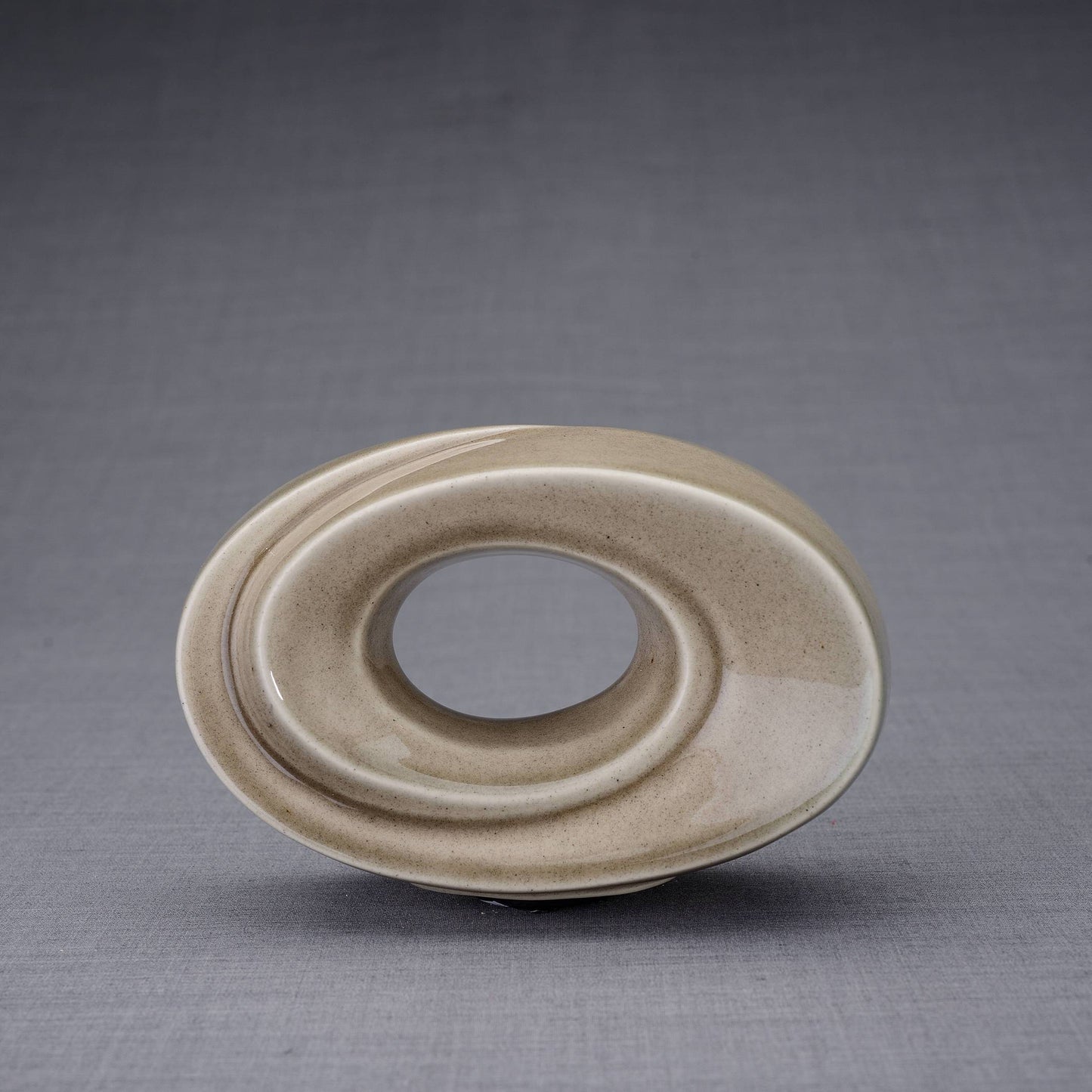 
                  
                    The Passage Handmade Cremation Keepsake Urn for Ashes, color Beige Grey-Pulvis Art Urns
                  
                