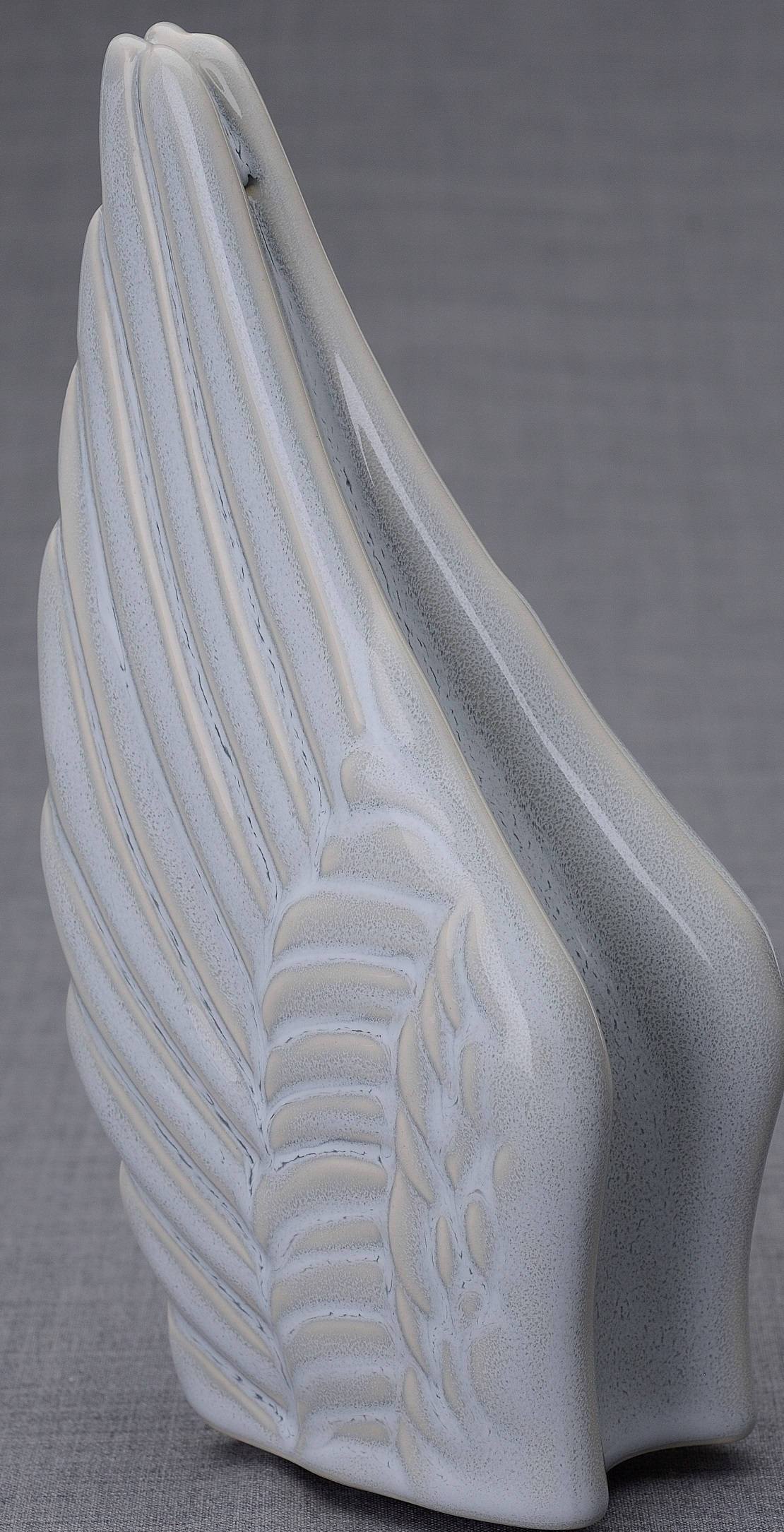 
                  
                    Wings Handmade Cremation Keepsake Urn for Ashes, color Grey Melange-PulvisArtUrns-Pulvis Art Urns
                  
                