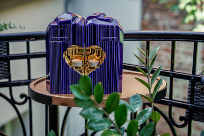 Handmade Companion Urn for Ashes "Heart" - Large | Ceramic Double Urn - Pulvis Art Urns