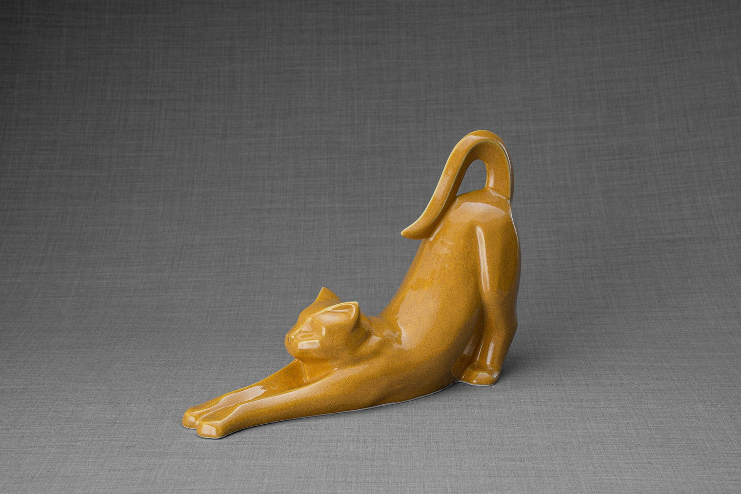 
                  
                    Pulvis Art Urns Pet Urn Cat Cremation Urn For Ashes "Grace" - Аmber Yellow | Ceramic
                  
                