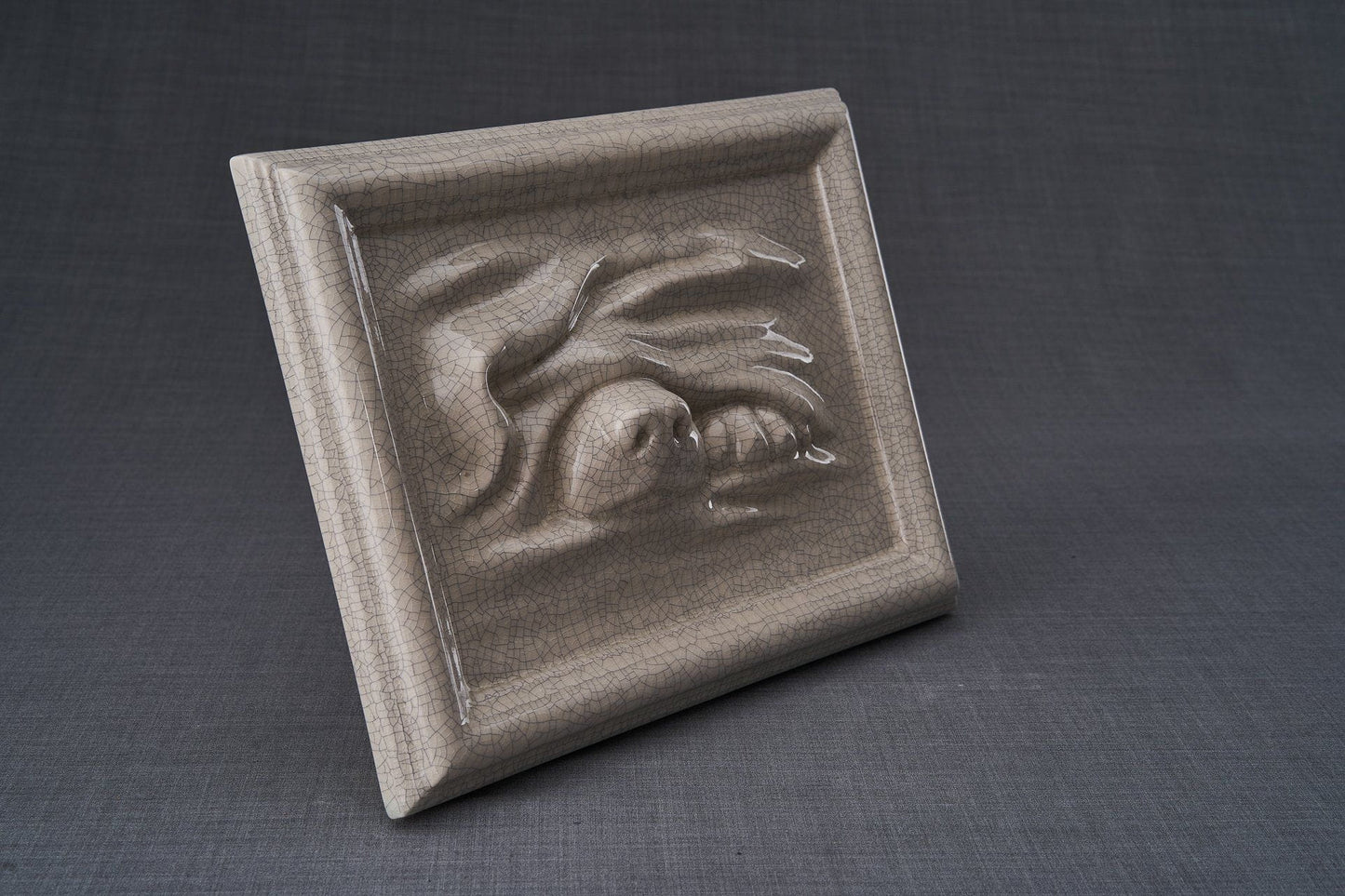 
                  
                    Dog Cremation Urn for Ashes - Craquelure | Ceramic | Handmade
                  
                