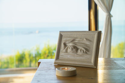 Dog Cremation Urn for Ashes - Craquelure | Ceramic | Handmade Pet Urn - Pulvis Art Urns