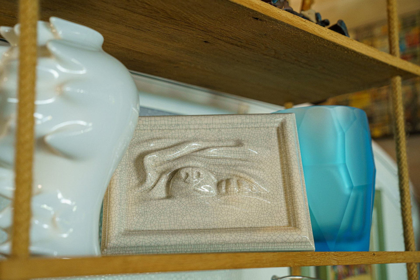 
                  
                    Dog Cremation Urn for Ashes - Craquelure | Ceramic | Handmade
                  
                