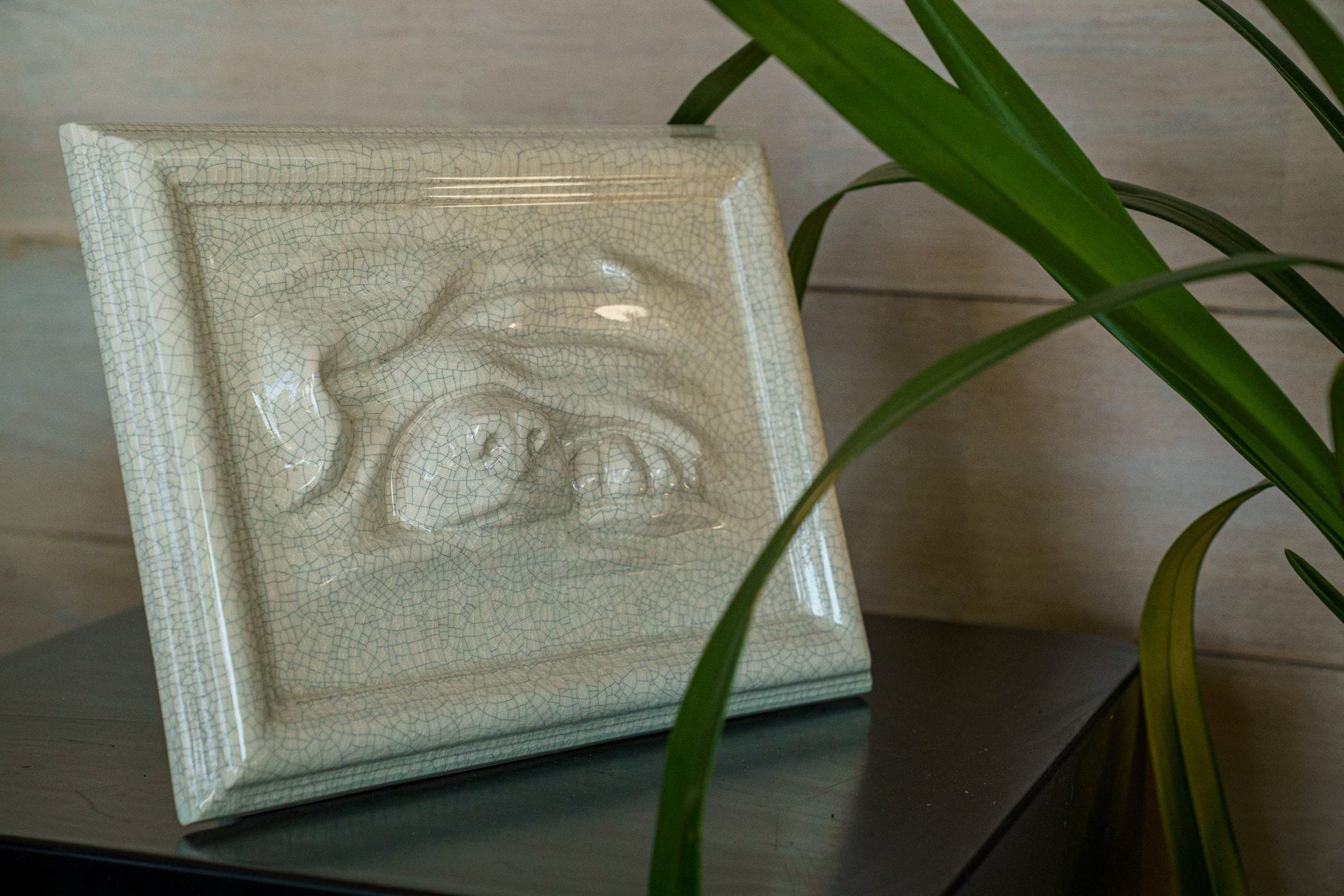 Dog Cremation Urn for Ashes - Craquelure | Ceramic | Handmade Pet Urn - Pulvis Art Urns