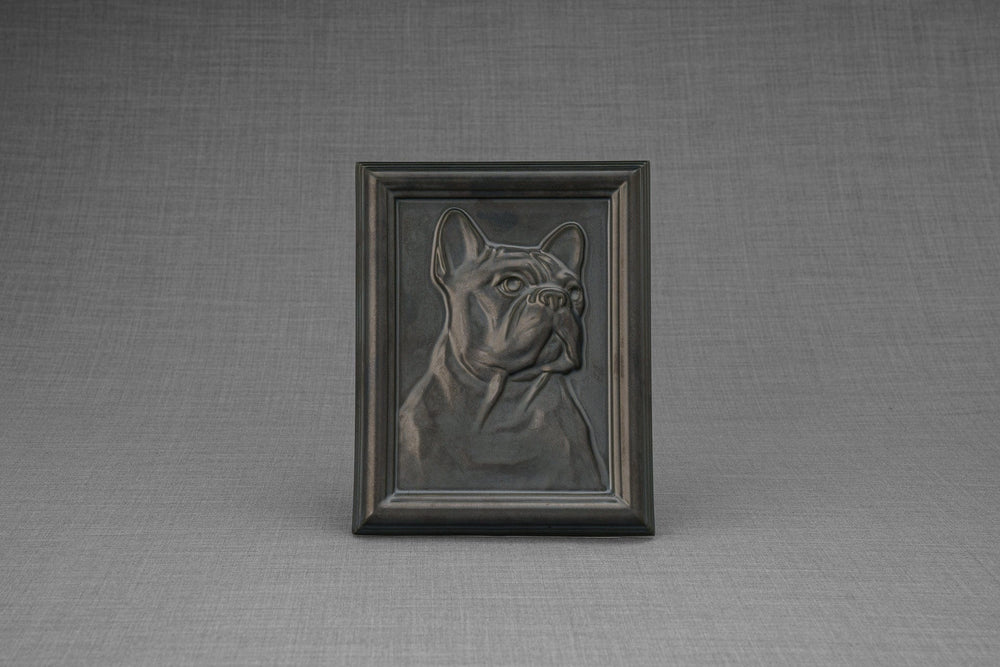 
                  
                    Pulvis Art Urns Pet Urn French Bulldog Pet Urn  - Dark Matte | Ceramic | Handmade
                  
                