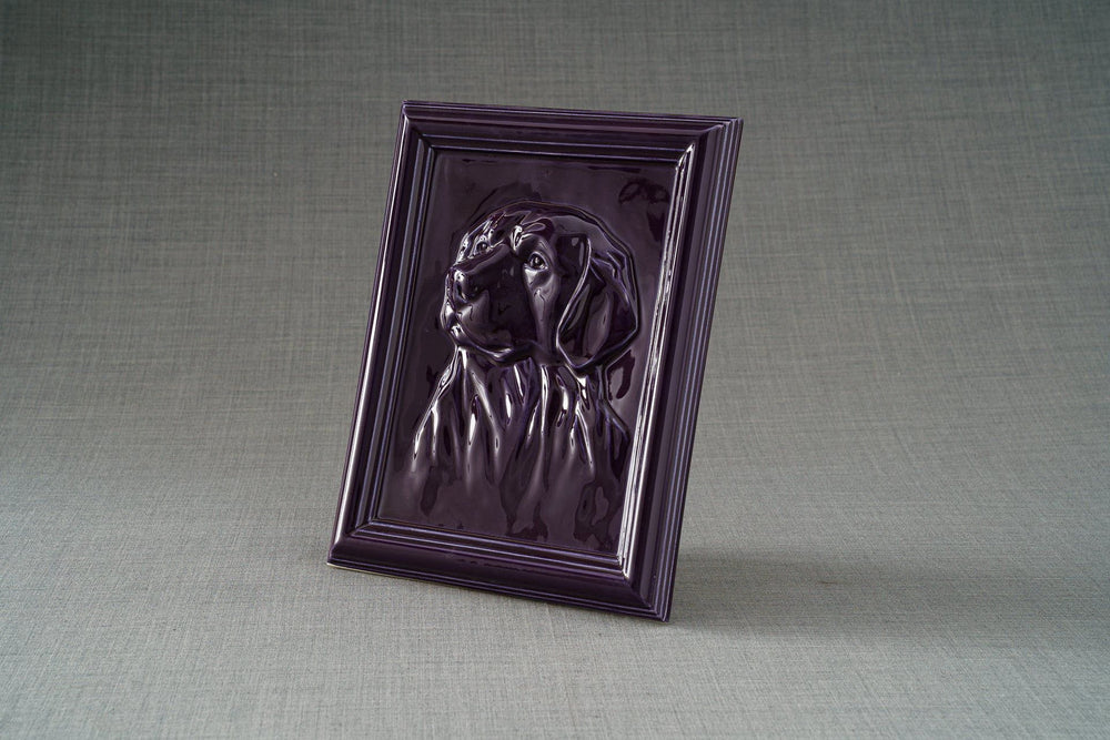 
                  
                    Pulvis Art Urns Pet Urn Labrador Pet Urn for Ashes - Violet | Ceramic | Handmade
                  
                