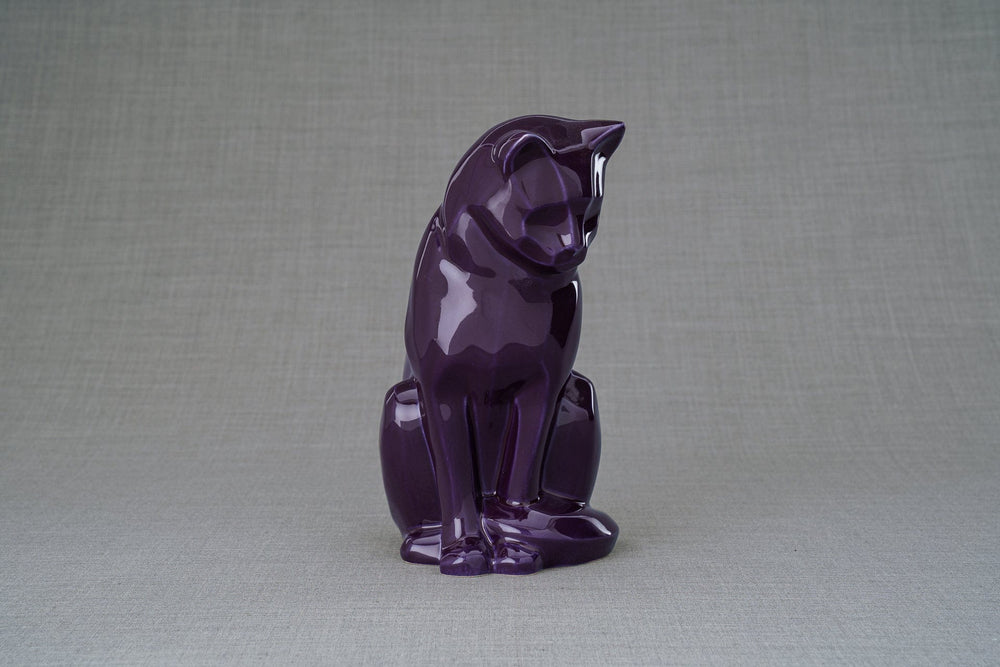 
                  
                    Pulvis Art Urns Pet Urn Neko Pet Urn for Ashes - Violet | Ceramic | Handmade
                  
                