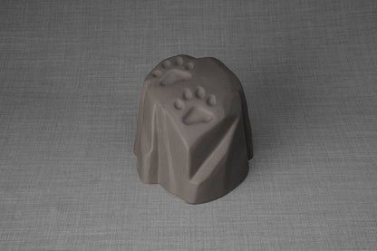 Paw Print Memorial Bundle - 4 Pieces - Portrait | Urn | Nameplate Holder | Scented Candle - Pulvis Art Urns