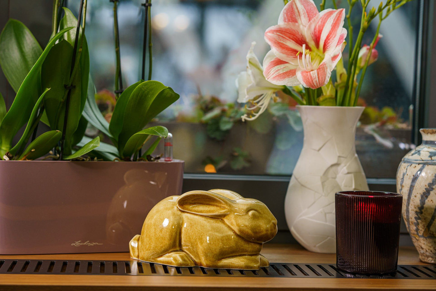 
                  
                    Pulvis Art Urns Pet Urn Rabbit Urn For Ashes - Dark Sand | Ceramic Bunny Urn
                  
                