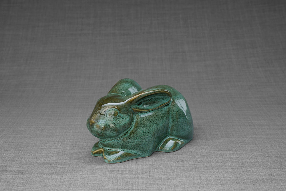 Pulvis Art Urns Pet Urn Paw Print Urn For Pet Ashes - Blue Melange | Ceramic