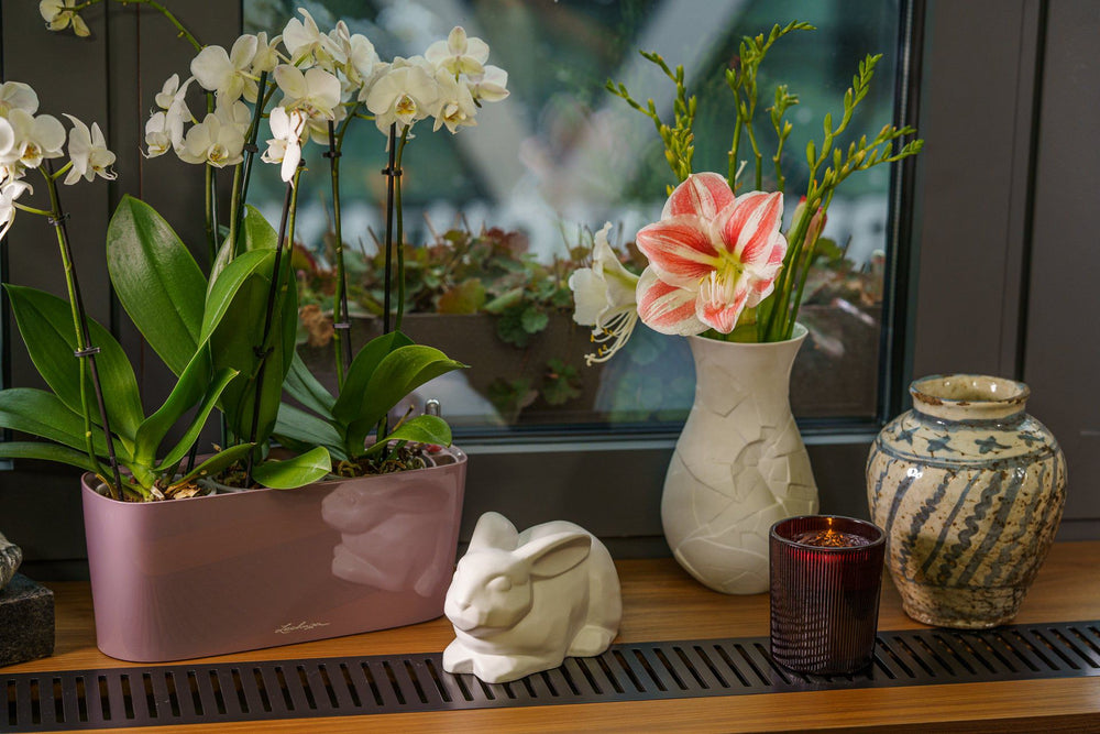 Pulvis Art Urns Pet Urn Rabbit Urn For Ashes - White Matte  | Ceramic Bunny Urn