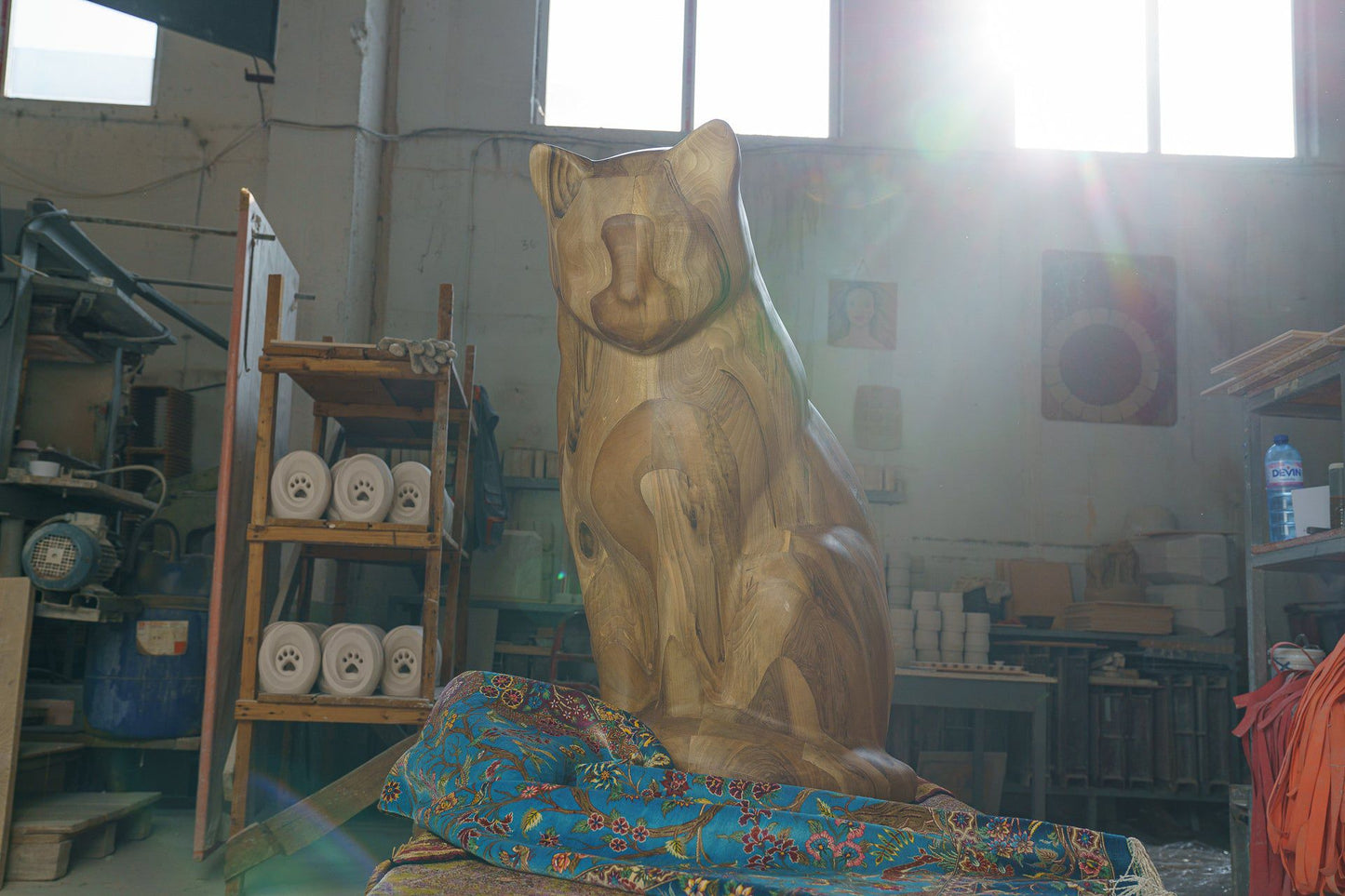 
                  
                    Pulvis Art Urns Pet Urn Wooden Cat Statue Memorial "Neko" - Genuine Walnut
                  
                